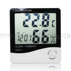 Термометр-гігрометр-годинник HTC-1